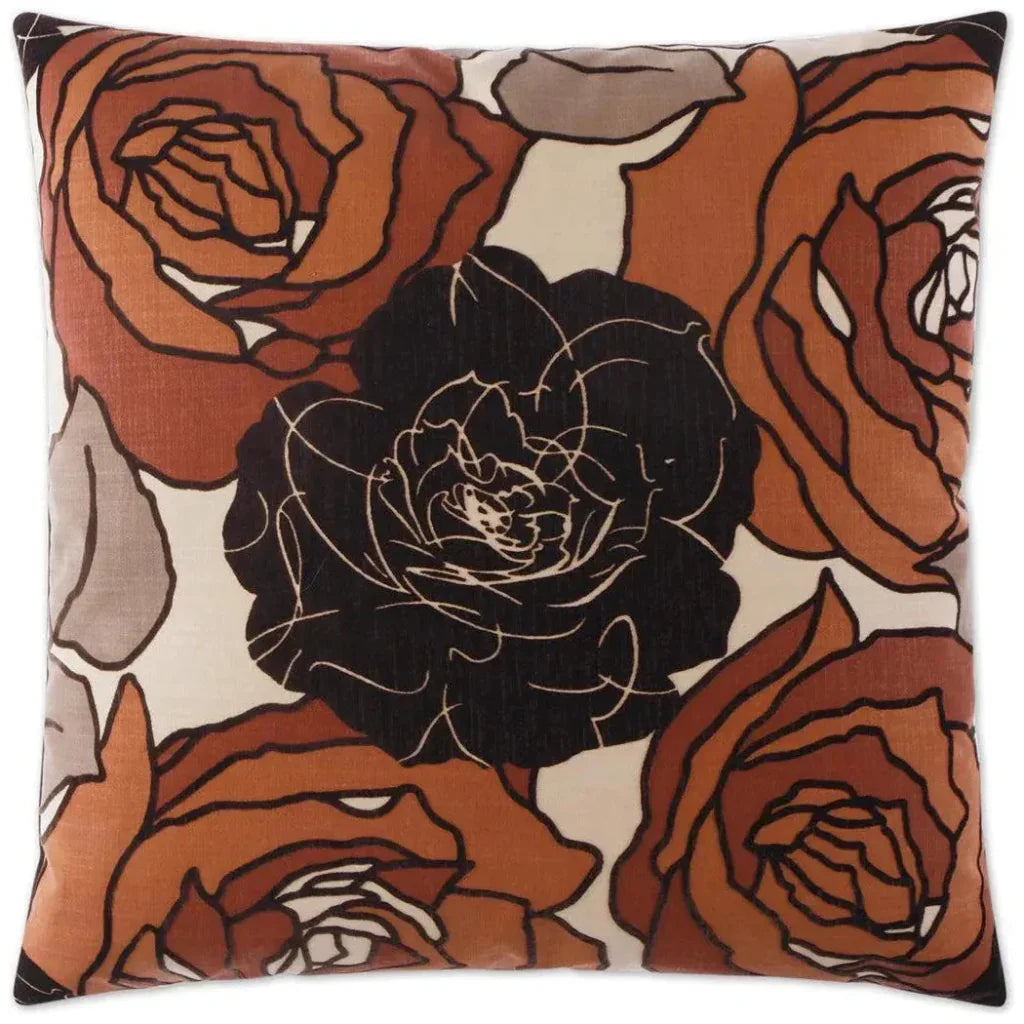 Secret Garden Mink Multi Color Throw Pillow Insert - LOOMLAN - D.V. Kap - Throw Pillows