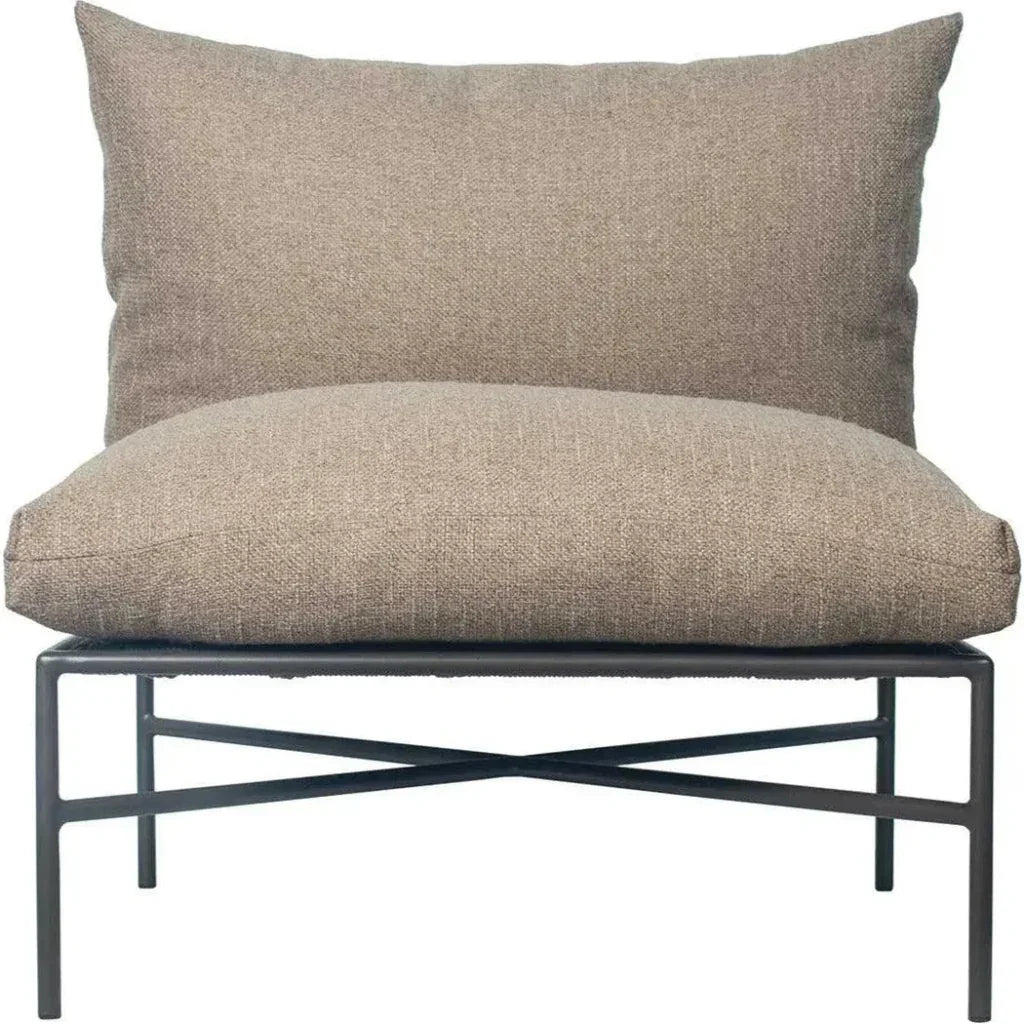 Sectional Chair - Nut Brown Outdoor Modular-Outdoor Modulars-Seasonal Living-LOOMLAN