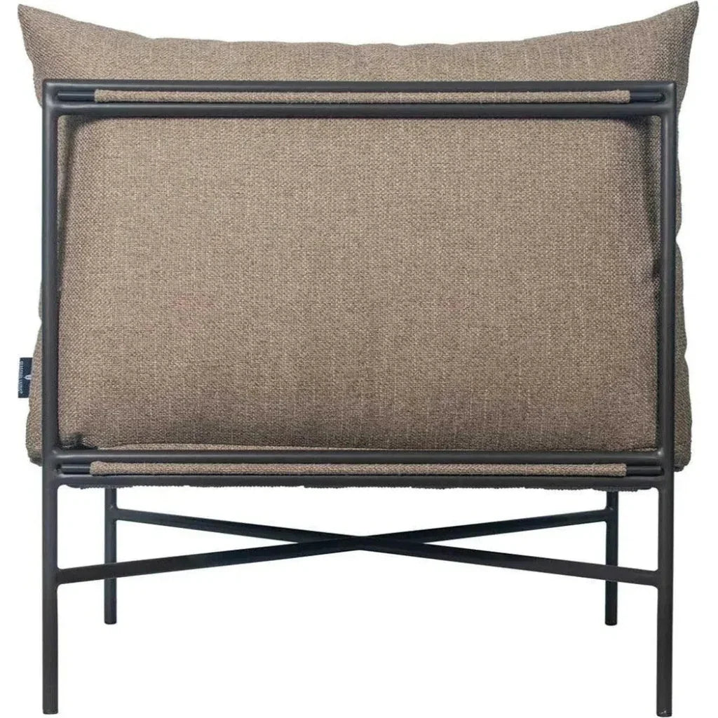 Sectional Chair - Nut Brown Outdoor Modular-Outdoor Modulars-Seasonal Living-LOOMLAN