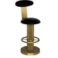 Sedes Steel Counter Stool with Brass Finish - LOOMLAN - Noir - Counter Stools