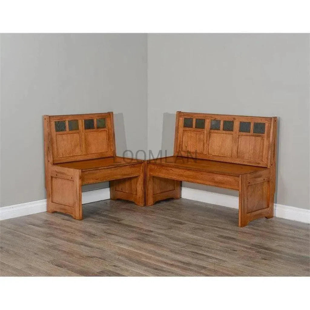 Sedona Breakfast Nook Set With Storage Bench-Dining Table Sets-Sunny D-LOOMLAN