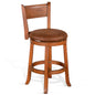 Sedona Leather Swivel Barstool 2PC