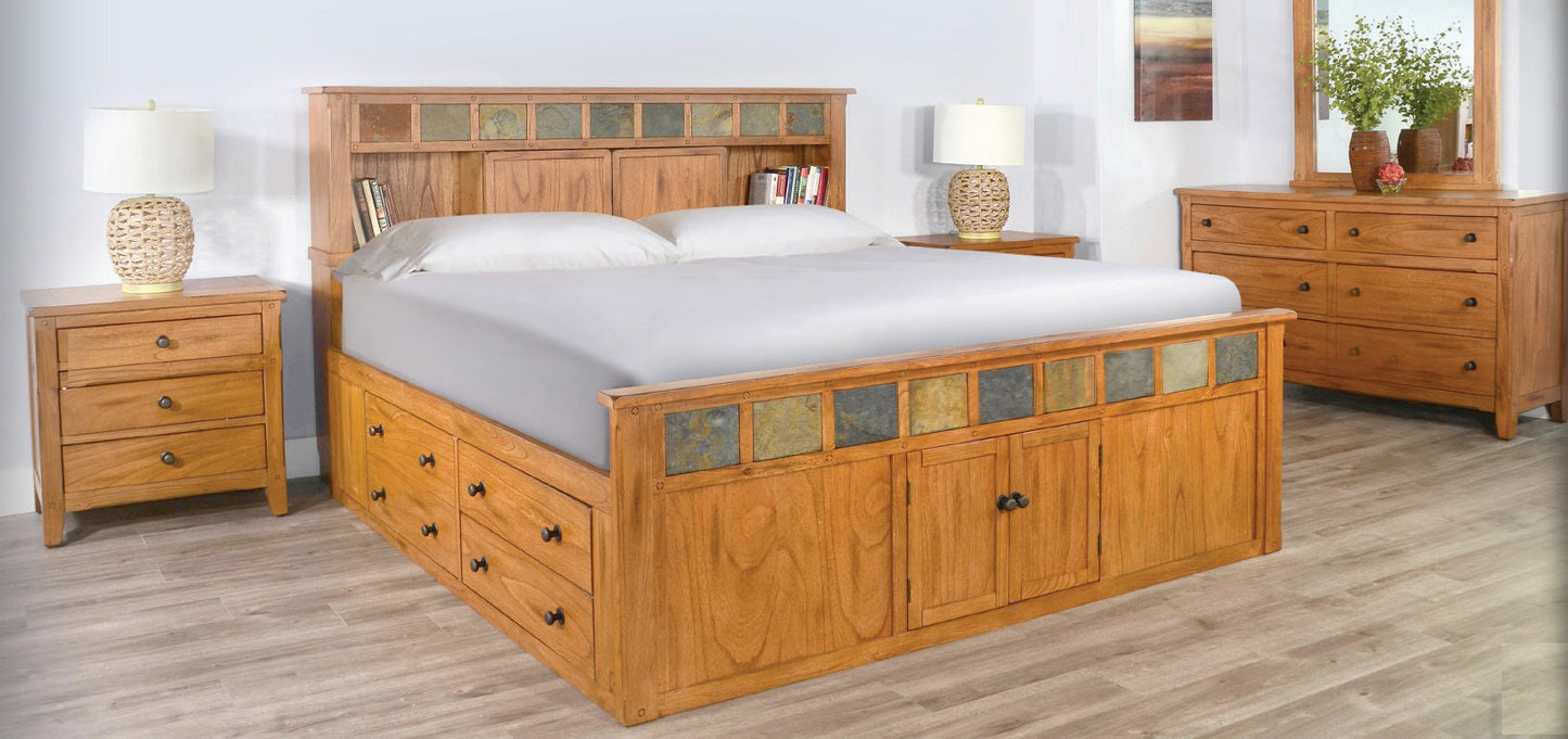 Sedona Petite Six Drawers Dresser with Mirror