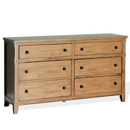 Sedona Petite Six Drawers Dresser with Mirror