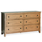 Sedona Petite Six Drawers Dresser with Mirror