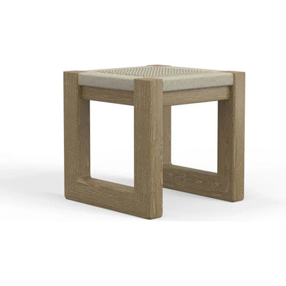 Sedona Teak Wood Square Outdoor End Table - LOOMLAN - Sunset West - Outdoor Side Tables
