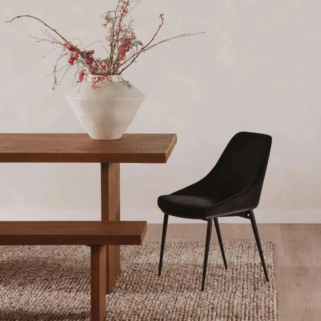 Sedona Modern Velvet Dining Chair 2PC - LOOMLAN - Moe's Home - Dining Chairs