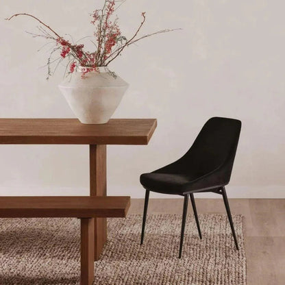 Sedona Modern Velvet Dining Chair 2PC - LOOMLAN - Moe's Home - Dining Chairs