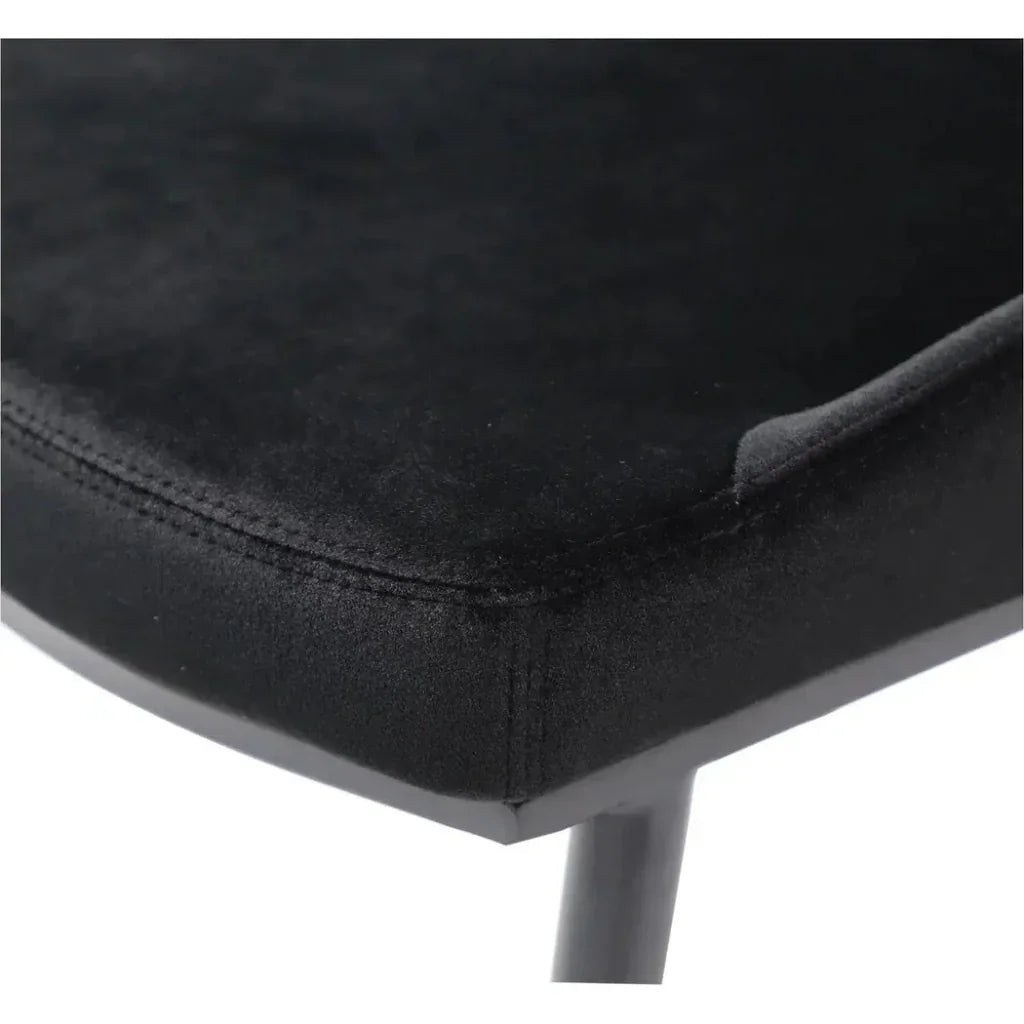 Sedona Modern Velvet Dining Chair 2PC - LOOMLAN - Moe's Home - Dining Chairs