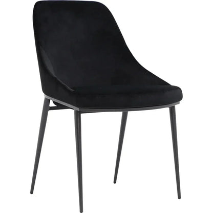 Sedona Modern Velvet Dining Chair 2PC - LOOMLAN - Moe's Home - Dining Chairs