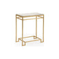 Seed Glass Top Rectangular Side Table - LOOMLAN - Chelsea House - Side Tables