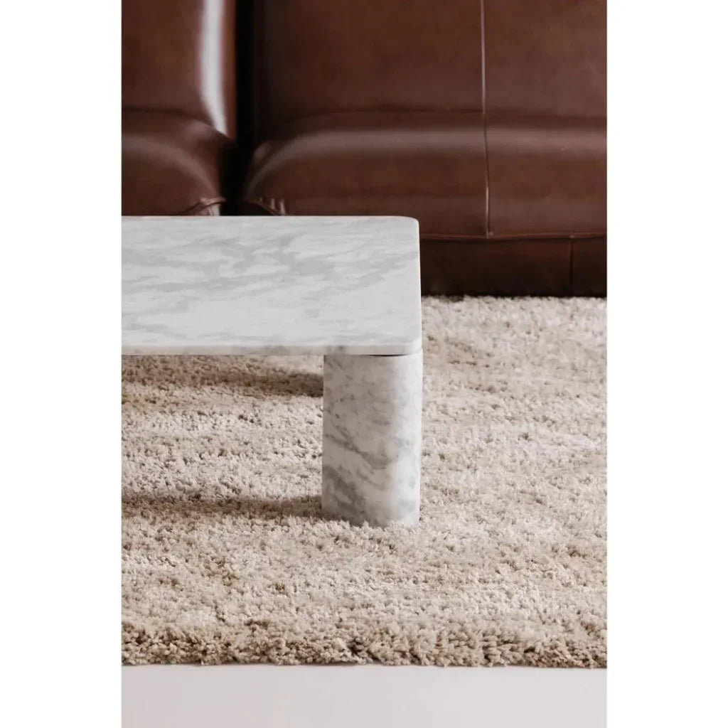 Segment Marble Rectangular Coffee Table - LOOMLAN - Moe's Home - Coffee Tables