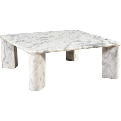 Segment Marble Rectangular Coffee Table - LOOMLAN - Moe's Home - Coffee Tables