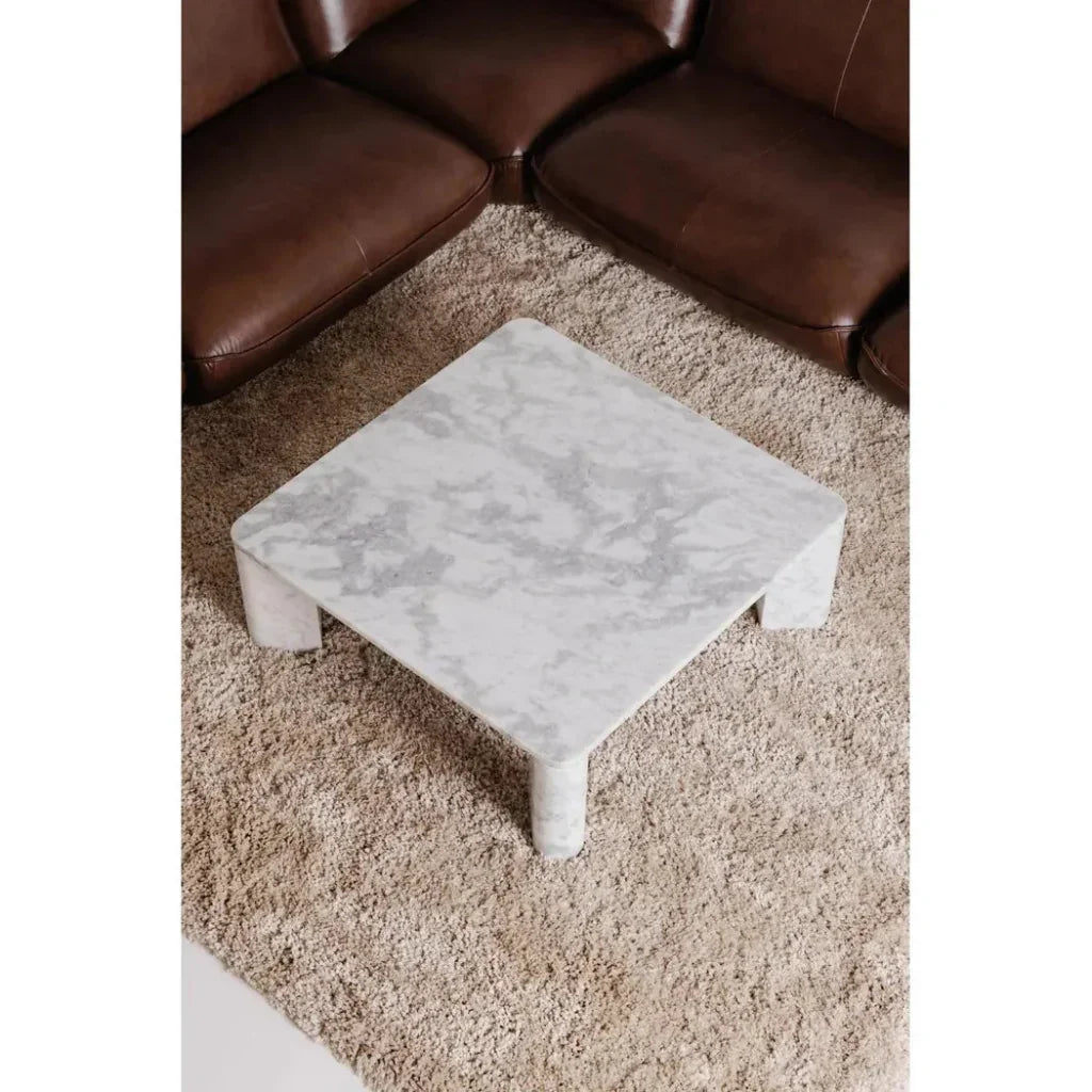 Segment Marble Rectangular Coffee Table - LOOMLAN - Moe's Home - Coffee Tables