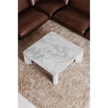Segment Marble Rectangular Coffee Table - LOOMLAN - Moe's Home - Coffee Tables