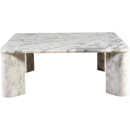 Segment Marble Rectangular Coffee Table - LOOMLAN - Moe's Home - Coffee Tables