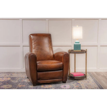 Seine Stylish Power Leather Recliner - LOOMLAN - Olivia + Quinn - Club Chairs