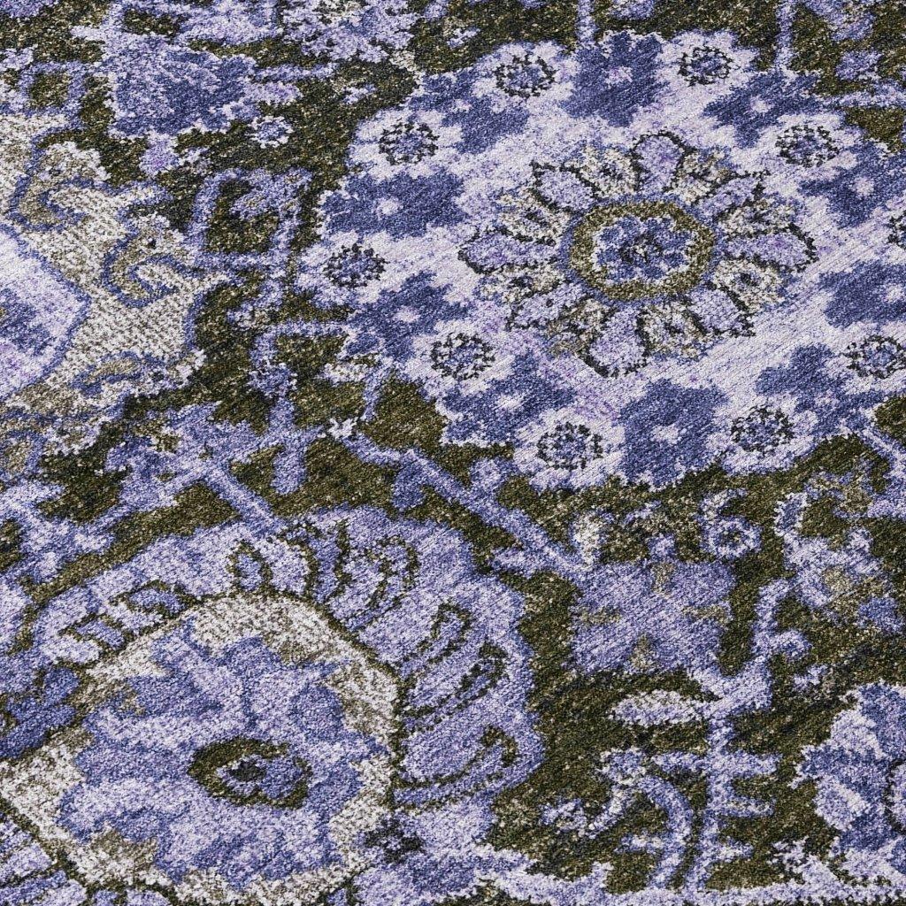 Selavie Purple Washable Indoor - Outdoor Rug - LOOMLAN - LOOMLAN Rugs - Outdoor Rugs