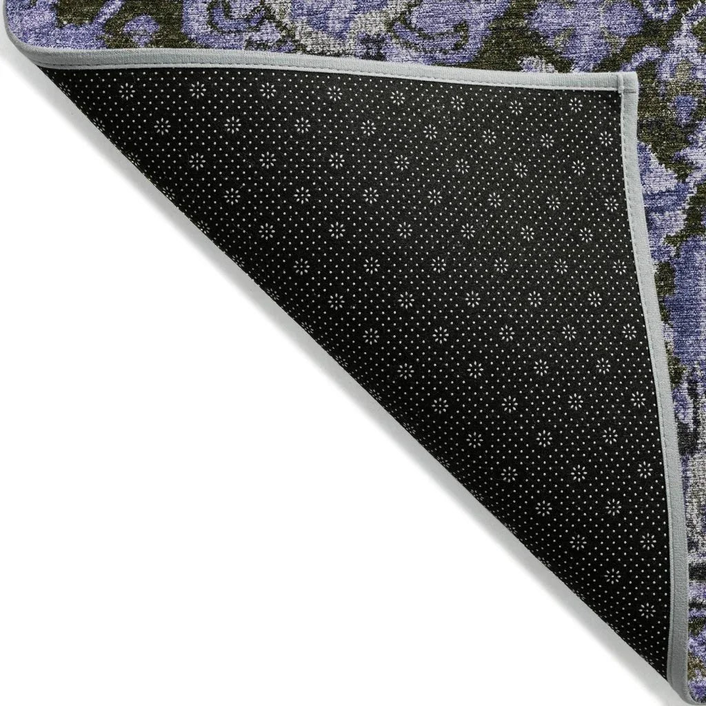 Selavie Purple Washable Indoor - Outdoor Rug - LOOMLAN - LOOMLAN Rugs - Outdoor Rugs