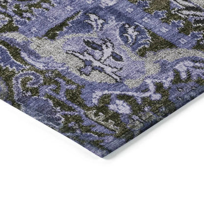 Selavie Purple Washable Indoor - Outdoor Rug - LOOMLAN - LOOMLAN Rugs - Outdoor Rugs
