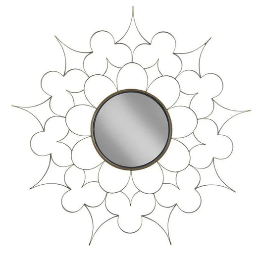 Selena Metalic Gold Framed Wall Mirror - LOOMLAN - Furniture Classics - Wall Mirrors