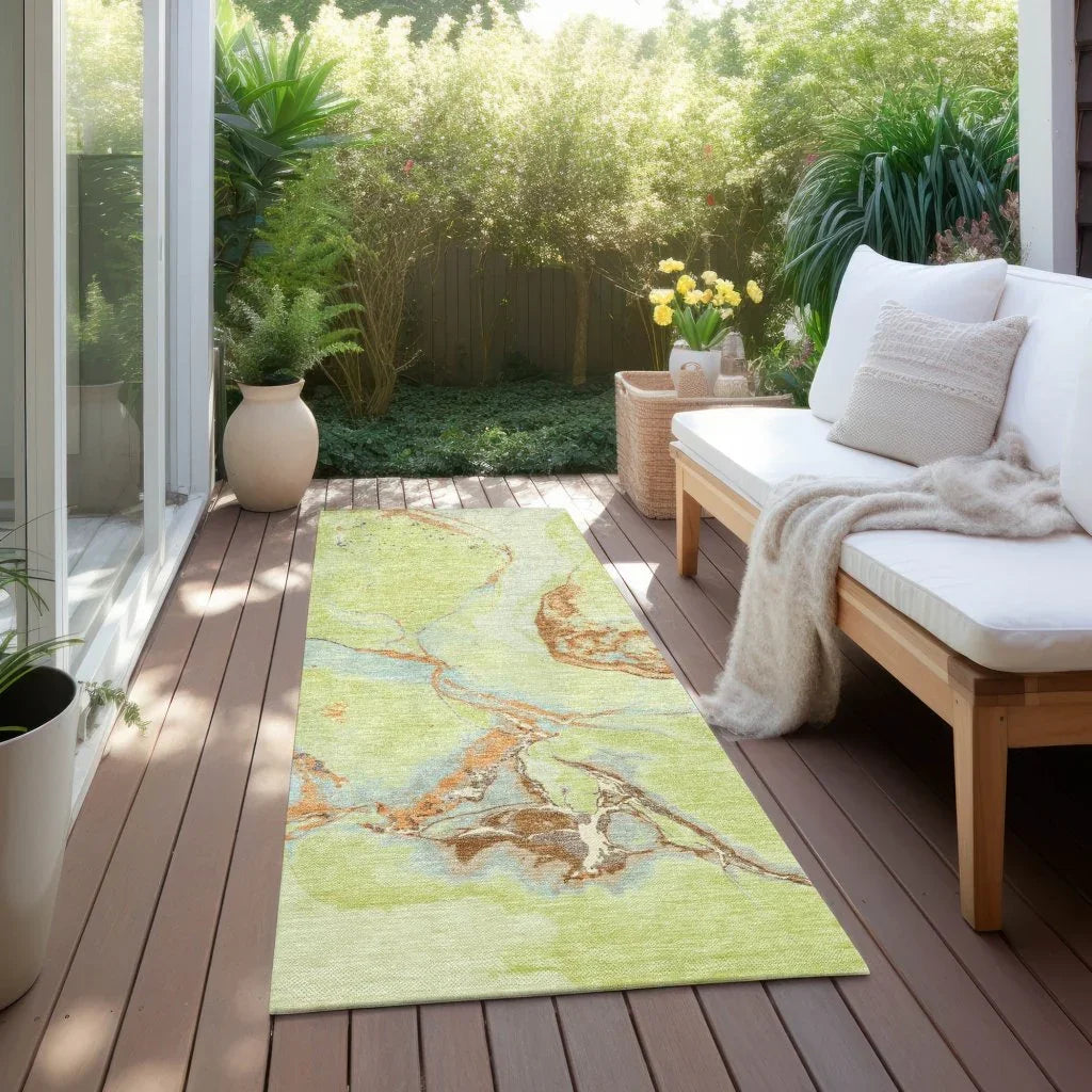 Selene Aloe Washable Indoor-Outdoor Rug-Outdoor Rugs-LOOMLAN Rugs-LOOMLAN