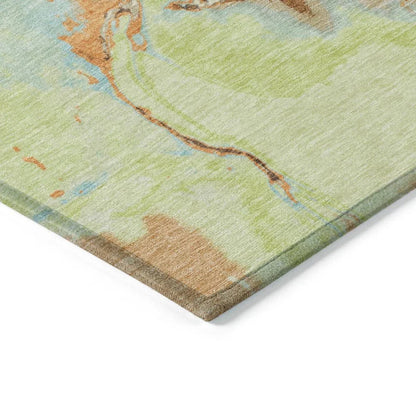 Selene Aloe Washable Indoor-Outdoor Rug-Outdoor Rugs-LOOMLAN Rugs-LOOMLAN
