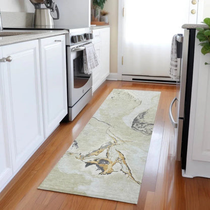 Selene Ivory Washable Indoor-Outdoor Rug-Outdoor Rugs-LOOMLAN Rugs-LOOMLAN