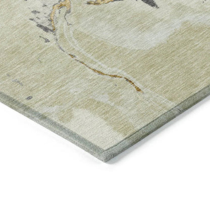 Selene Ivory Washable Indoor-Outdoor Rug-Outdoor Rugs-LOOMLAN Rugs-LOOMLAN