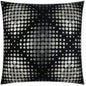 Selfie Dots Black Grey White Large Throw Pillow Insert - LOOMLAN - D.V. Kap - Throw Pillows