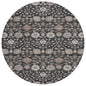 Selma Black Washable Indoor - Outdoor Rug - LOOMLAN - LOOMLAN Rugs - Outdoor Rugs