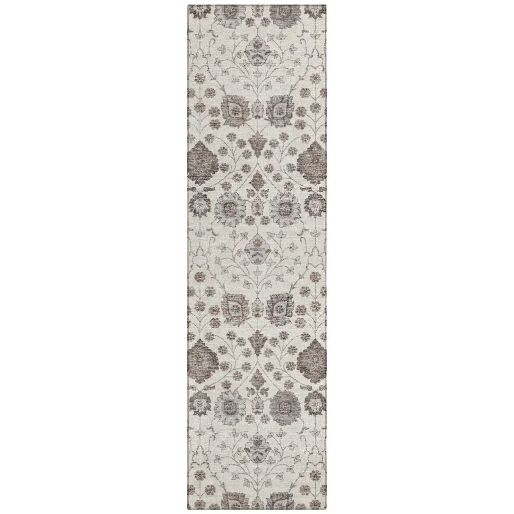 Selma Ivory Washable Indoor - Outdoor Rug - LOOMLAN - LOOMLAN Rugs - Outdoor Rugs