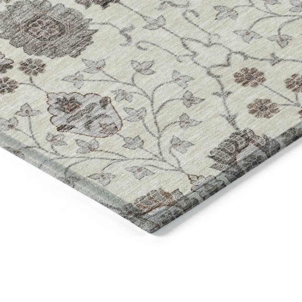 Selma Ivory Washable Indoor - Outdoor Rug - LOOMLAN - LOOMLAN Rugs - Outdoor Rugs