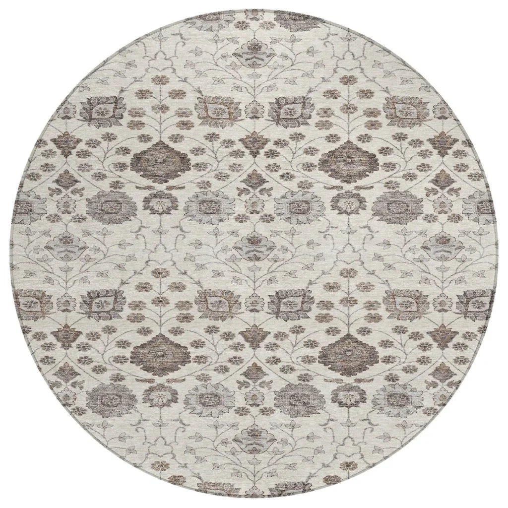 Selma Ivory Washable Indoor - Outdoor Rug - LOOMLAN - LOOMLAN Rugs - Outdoor Rugs