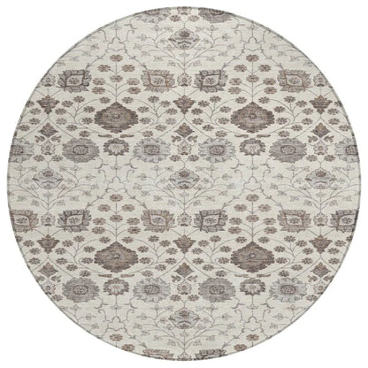 Selma Ivory Washable Indoor - Outdoor Rug - LOOMLAN - LOOMLAN Rugs - Outdoor Rugs