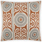 Selma Rust Grey Throw Pillow With Insert - LOOMLAN - D.V. Kap - Throw Pillows
