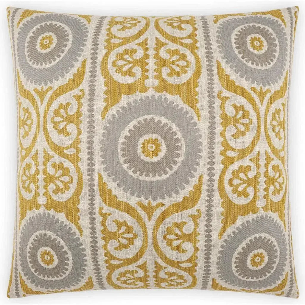 Selma Sunflower Brown Throw Pillow Insert - LOOMLAN - D.V. Kap - Throw Pillows