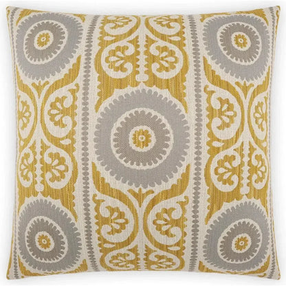 Selma Sunflower Brown Throw Pillow Insert - LOOMLAN - D.V. Kap - Throw Pillows