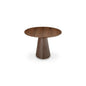 Semi Gloss Brown Oval Dining Table Seats 6-Dining Tables-Moe's Home-LOOMLAN