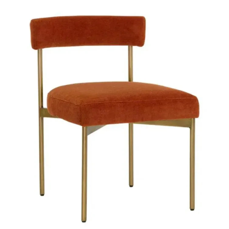 Seneca Fabric Armless Dining Chair 2PC - LOOMLAN - SUNPAN - Dining Chairs