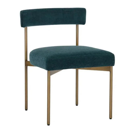 Seneca Fabric Armless Dining Chair 2PC - LOOMLAN - SUNPAN - Dining Chairs