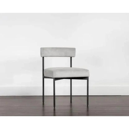 Seneca Fabric Armless Dining Chair 2PC - LOOMLAN - SUNPAN - Dining Chairs