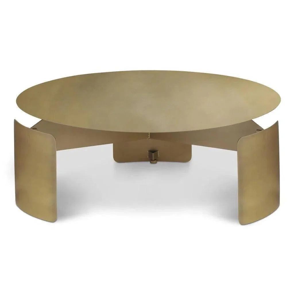 Senshi Steel Round Coffee Table - LOOMLAN - Urbia - Coffee Tables