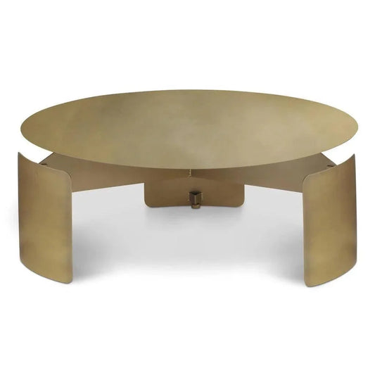 Senshi Steel Round Coffee Table - LOOMLAN - Urbia - Coffee Tables