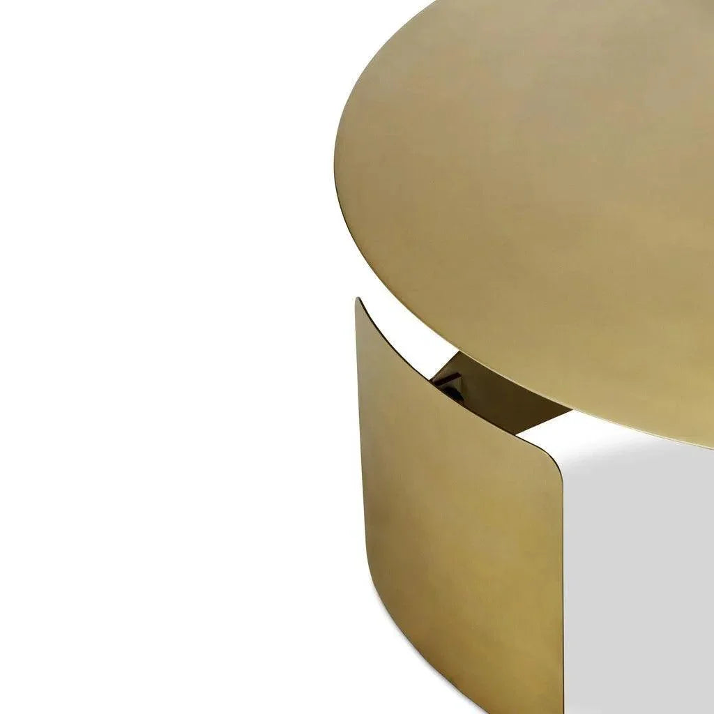 Senshi Steel Round Coffee Table - LOOMLAN - Urbia - Coffee Tables