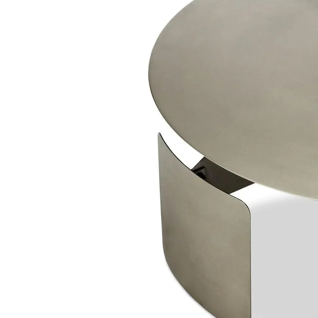 Senshi Steel Round Coffee Table - LOOMLAN - Urbia - Coffee Tables