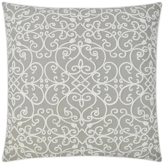 Serafim Stone Grey Throw Pillow With Insert - LOOMLAN - D.V. Kap - Throw Pillows