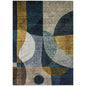 Seraphine Blue Washable Indoor-Outdoor Rug-Outdoor Rugs-LOOMLAN Rugs-2'6" x 3'10"-LOOMLAN
