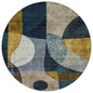 Seraphine Blue Washable Indoor-Outdoor Rug-Outdoor Rugs-LOOMLAN Rugs-8' x 8'-LOOMLAN