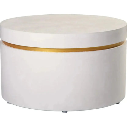 Serendipity Outdoor Ring Accent Table Set - White - LOOMLAN - Seasonal Living - Outdoor Side Tables